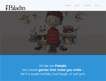 Tablet Screenshot of paladinstudios.com